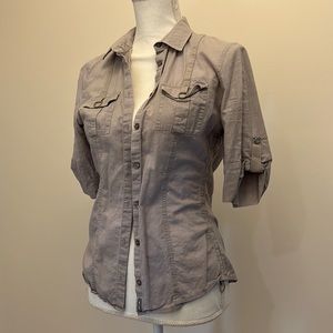 Armani Exchange causal top NWOT